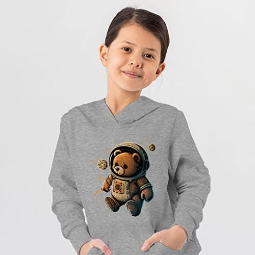 Space Bear Kids 'Spužva Fleece Hoodie - slatka dječja kapuljača - kapuljač za djecu