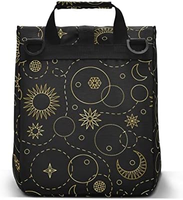 ALAZA Sun Moon Stars svemirska torba za ručak za žene izolirani hladnjak za muškarce djeca Roll Top