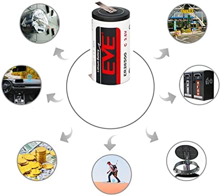 GRE-Energy 30 Pack EVE ER26500 3.6V 8500mAh Veličina C Litij Li-SoCL2 baterija sa karticama za monitor tlaka