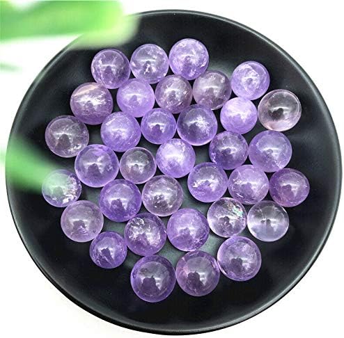 Ertiujg HUSONG306 1pc Natural Amethyst Purple Kvarcne Kristalne sfere Kugla zacjeljivanje draguljastih