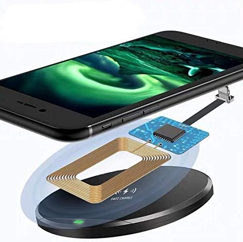 Aishemi Adapter za bežično punjenje prijemnika sa brzom pametnom tehnologijom mikročipova za Samsung