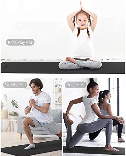 Yfbhwyf prostirka za jogu - Ultra upijajuća prostirka za vježbanje - neklizajuća prostirka za jogu - velika fitnes