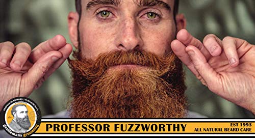 Profesorka Fuzzworthy's Beard Shampoo Bar za izuzetno meku zdravu bradu - Tames Beard with Beer & Rhassoul Clay - svi prirodni sastojci - Australija, 4.2 oz