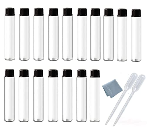 Elfensatll- 10pcs 10ml 03oz uzorkovanje tečno uzorkovanje uzorkovima čistog staklenih boca bočice sa orificenim