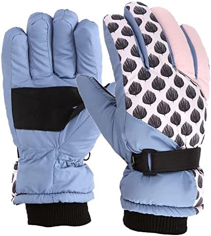Qvkarw zimski dječaci na otvorenom djevojčice Snow Skating Snowboarding Warm Gloves Perfect for 5 to 9 Years