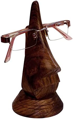 Ručno rađeni drveni nosač u obliku nosača u obliku nosa Smeđi brkovi Specifikacije za uredske radne