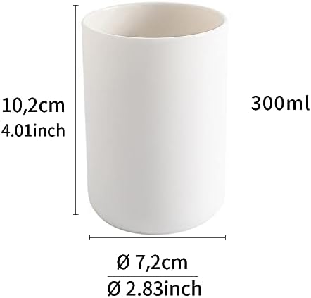 Wongwongcat čaša za kupatilo, neraskidiva čaša za piće koja se može prati u mašini za sudove 300ml, 2 komada