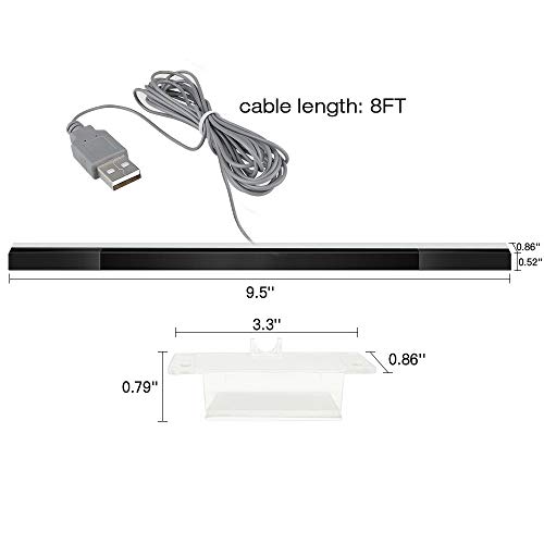 Čovječeno za USB Wii senzor, infracrveni IR Ray signalni prijemnik senzora za Nintendo Wii i Wii U Console USB
