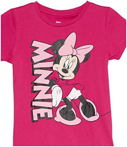 Disney djevojke slatka Minnie Mouse Pink Bow Multipack Tees i helanke - Set od 3 komada