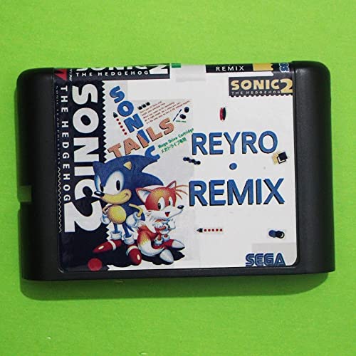 Sonic 2 Retro Remix 16 bitna MD kartica za sega Mega Drive za Genesis-NTSC-u