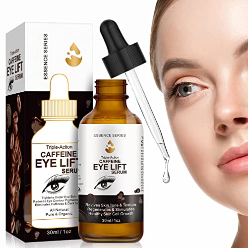 2 kom kofeinski serum za oči - krema za oči za tamne krugove i natečenost, sa EGCG, askorbićnom