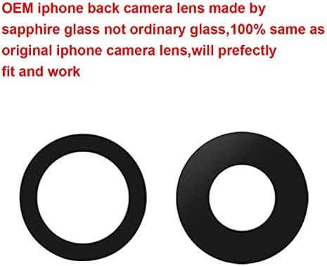 Perzework originalna Zadnja zadnja kamera zamjena stakla sočiva za iPhone 12 i iPhone 12 Mini sa unaprijed instaliranim