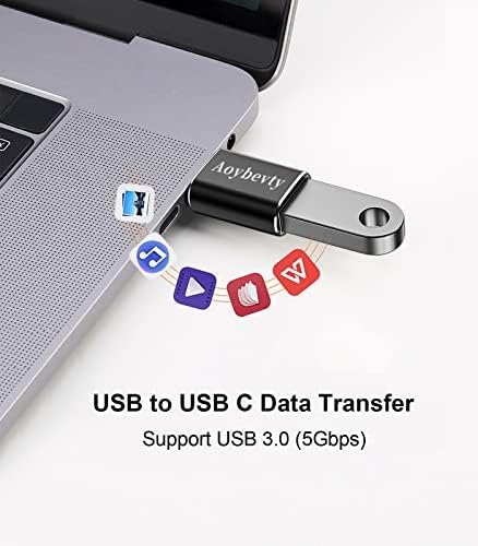 AOYBEVTY USB C do USB 3.0 adapter, USB tip C muški do USB tipa A ženski OTG adapter, za MacBook