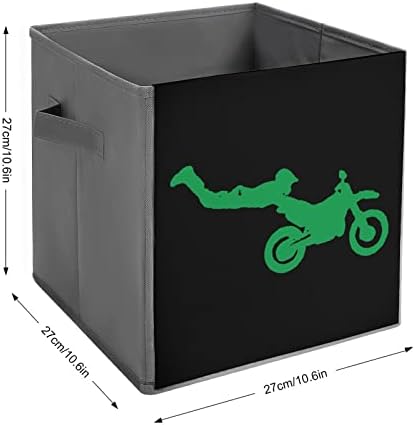 Biciklisti motocross skrajno skladišni kanti Osnove sklopive kockice za pohranu tkanine Organizator kutije sa