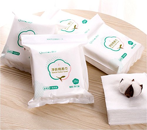 Xichen 300 listova za jednokratnu upotrebu za pranje lica pamučnih jastučića kozmetička pamučna putovanja