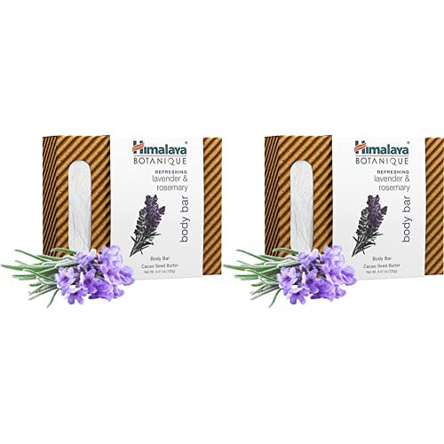 Himalaya Botanique osvježavajuća lavanda & amp; Rosemary Body Bar za smirivanje komfora & amp; Ultra hidratizirana