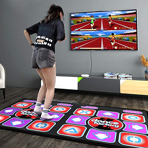 Rehomy Wired Dance Gaming Mat za 2 igrača protiv klizanja za ples za trčanje joge kompatibilne sa TV računarom