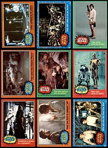 1977. TOPPS Star Wars Gotovo kompletan set vg / ex +