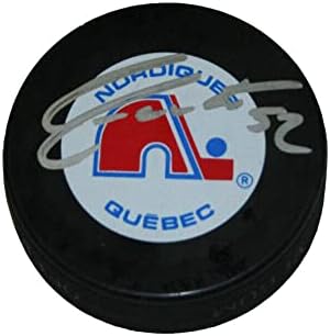 ADAM FOOTE potpisao Retro Quebec Nordiques Pak-potpisani NHL Pakovi