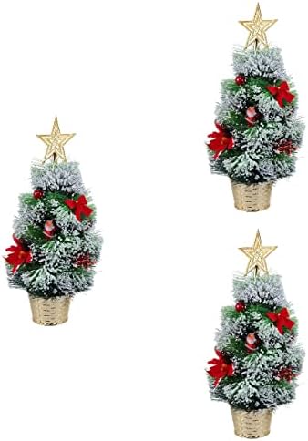 3 kom 45cm Mini božićno drvsko ukras Umjetni borov iglica Božićno drvce Božićni ukrasi Pokloni