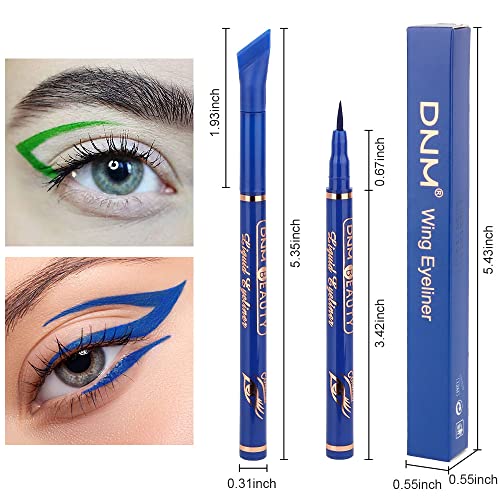 Kaely 2kom zeleno plava tečnost krilo Eyeliner pečat olovka za oči setove šminke vodootporan