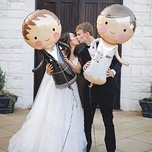 Diwuli XXL Baloni za vjenčanje - baloni za mladenku, baloni za angažman, i gospođa Baloni Upravo