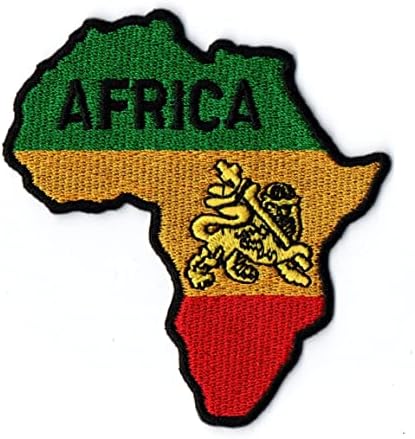 Prvo išta Afrička zastava zakrpa mali gvožđe na izvezenim za šešir jakne ruksake ruksake za ruke