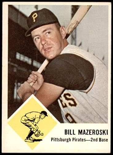 1963. Fleer Br. 59 Bill Mazeroski Pittsburgh Pirates Bivši gusari