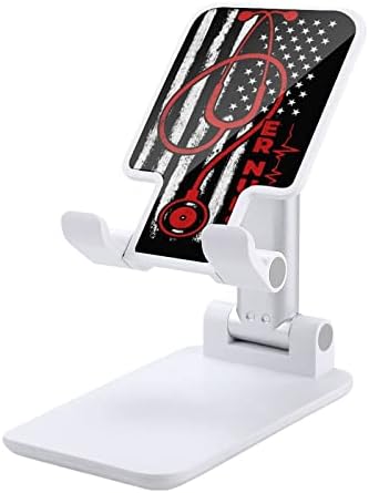 Američka medicinska sestra za zastavu Stalak za mobitel za stol sklopivi držač telefona visina Podesivi