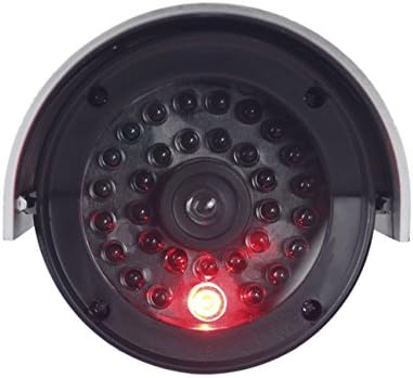 IIVVERR CCTV Dummy Realistic kamera crvena LED lampica treperi AA baterija (Cámara CCTV simulada