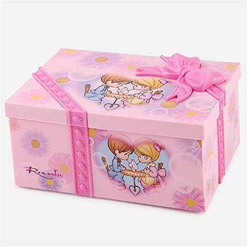 N / A Girl Girl Music Box ukrasi Početna Dekor organizator Muzička kutija (boja: ružičasta, veličina