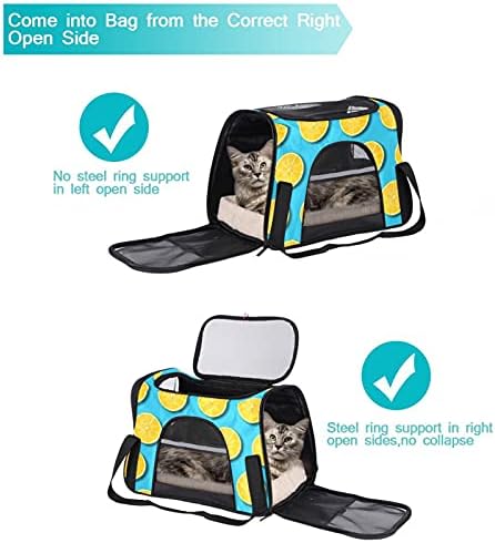 Pet Carrier limunske kriške uzorak meke strane putni nosači za kućne ljubimce za Mačke, Psi Puppy Comfort
