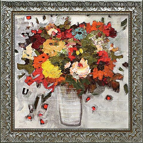 ー子ー子 eupower Art Frame/biljke i cvijeće, narandžasta, Š 21,7 x V 21,7 inča (55 x 55
