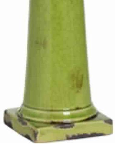 Benjara BM165678 tradicionalna keramička Kula, zelena