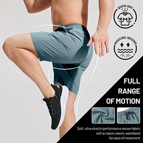 Mier muške vježbanje trčanja 7 inča Lagani atletik sa džepovima sa patentnim zatvaračem bez obloge Brzo