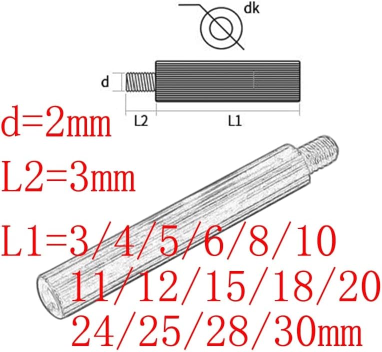 10pcs m2 3 mm do 30 mm muški ženski mesingani okrugli kružni studenc PCB matične ploče odsječavaju