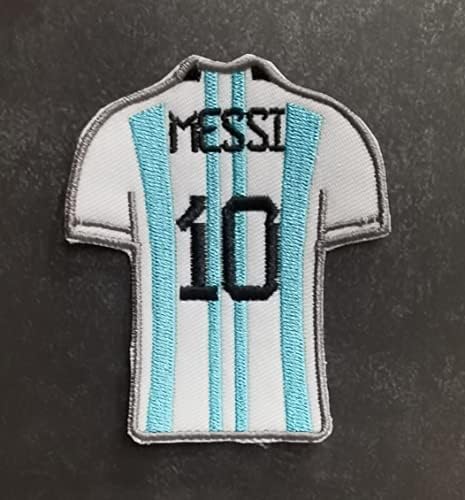 Argentina Player No.10 Svjetski prvaci Tri zvjezdice Soccer Football Sports Gvožđe na Applique Patch značku