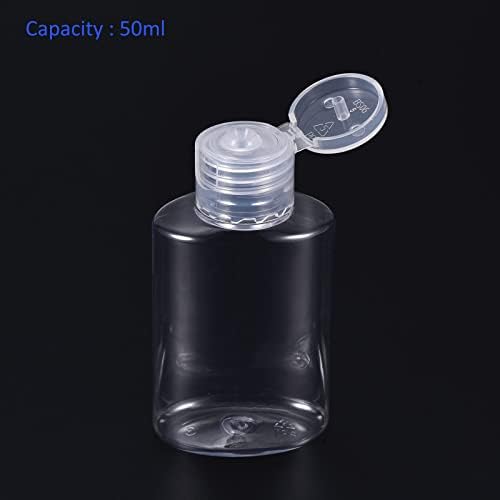 M Meterxity 4 kom plastična boca za prazne stiska - šampon toner jasne boce za doziranje pravokutnika