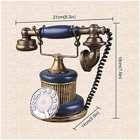 Antikni rotacijski fiksni telefon, vintage ukrasni telefoni, antikni telefon, statua modela - Creative