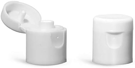 16 unca Cosmo okrugle boce, PET plastična prazna punjenje BPA bez bijele flip up monp gorpne kape
