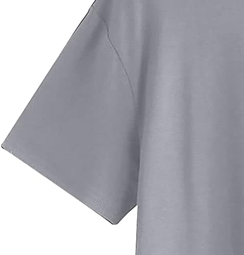 Vodmxygg ženska majica izrez dres dugih rukava lagana ugrađena Flowy majica Grafički pamučni tunički tenk tee