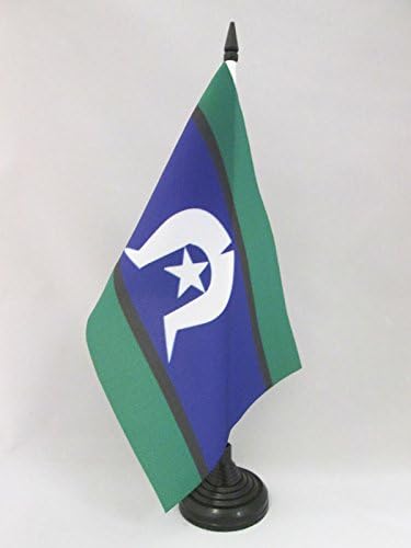 AZ Zastava Torres Stret Islands Zastava stola 5 '' x 8 '' - Australija - Torres Strait Islander