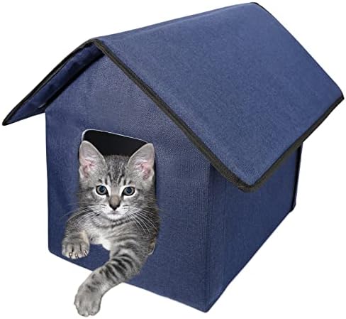 Vanjska kuća za mačke vodootporna, kućica za mačke na otvorenom u zatvorenom prostoru Divlje mačke