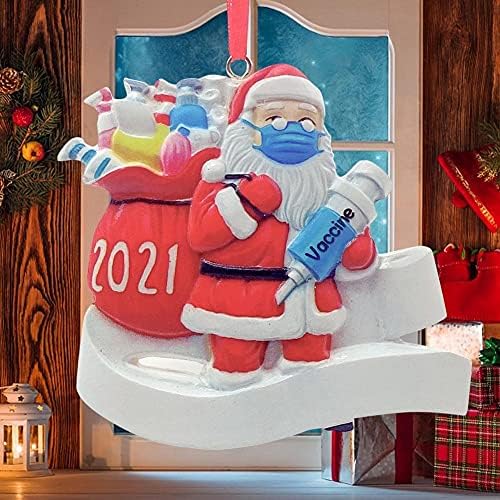 Guagll kreativnost Božić Santa Claus sa poklonima smola ukrasi za Božić drvo zid prozor