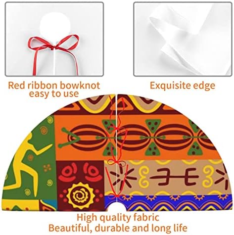 Afrički nacionalni obrasci ispisane božićne suknje 48 za Xmas Holiday Party Decoration