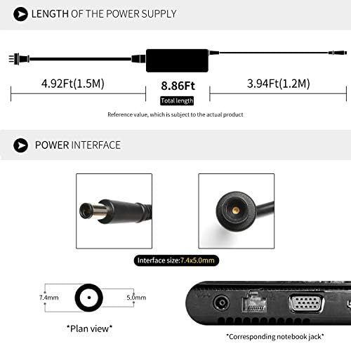 19V 4.74A 90W adapter za punjač za HP EliteBook 8440p 2540p 8470p 2560p 6930p 8560p 8540W 8570p 2760p