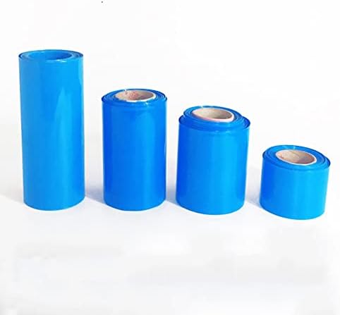 2m PVC toplotna skupljana cijev plava skupljanje zamotavanje toplotne skupljene cijevi 18650 Izolacija