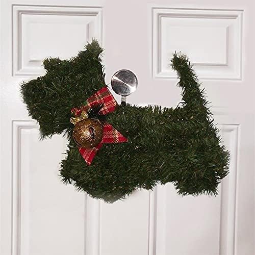 Pas CAT modeliranje božični vijenac, umjetne božićne grane božićne vijence za ulazna vrata, božićno ukrašavanje
