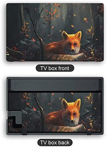 Nature Cute Fox naljepnice za naljepnice pokrivaju prednju ploču za zaštitu kože za Nintendo Switch