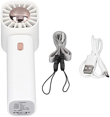 Pusokei mali USB ručni ventilator, punjiv prenosivi lični ventilator, lagani viseći vrat hlađenje u ljeto